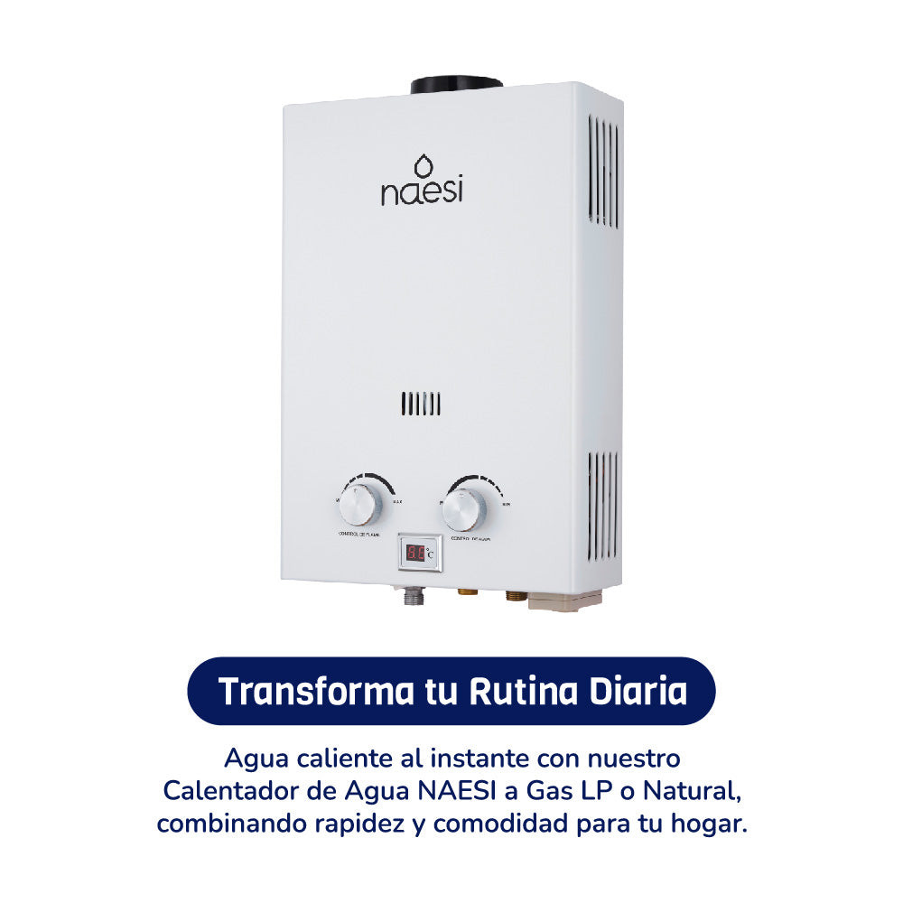Calentador De Agua A Gas 1 Servicio 6 L