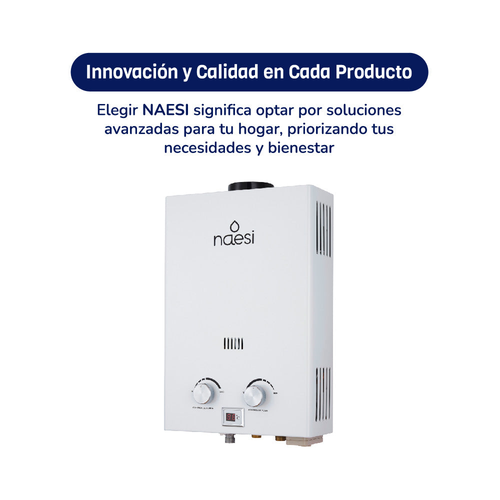 Calentador De Agua A Gas 1 Servicio 6 L