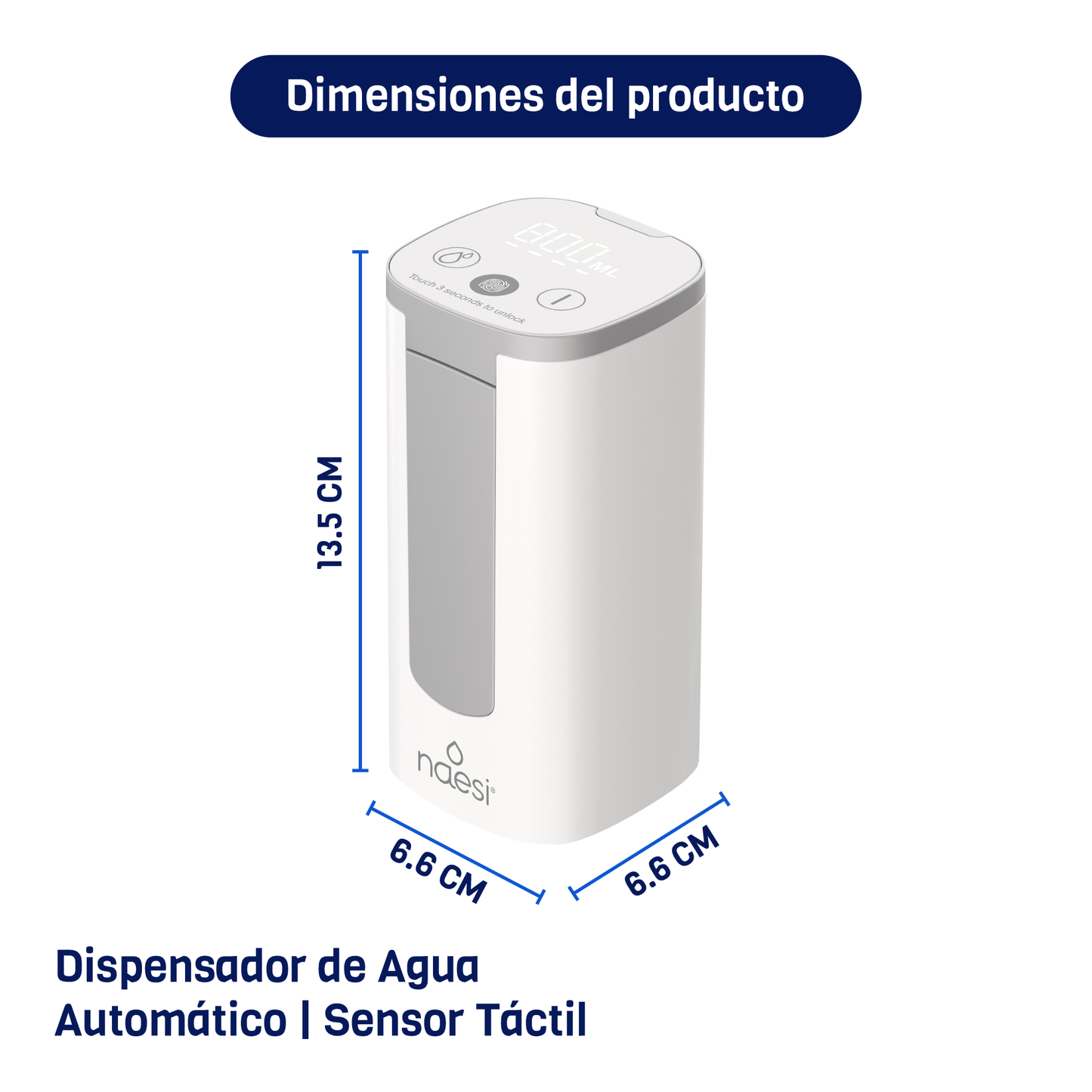 Dispensador De Agua Sin Contacto Y Eficaz