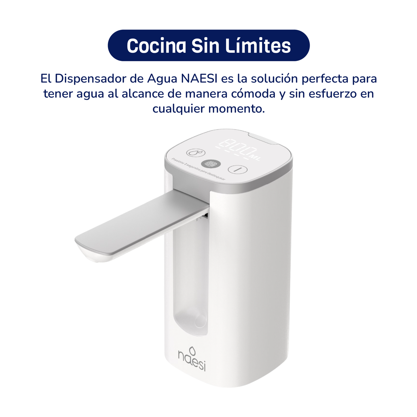 Dispensador De Agua Sin Contacto Y Eficaz