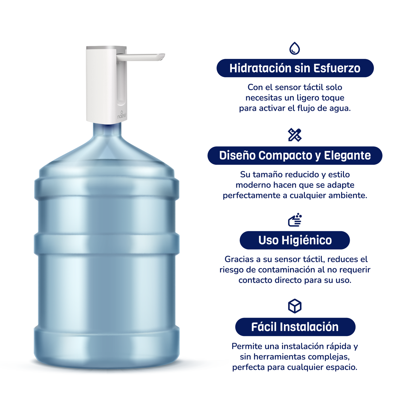 Dispensador De Agua Sin Contacto Y Eficaz
