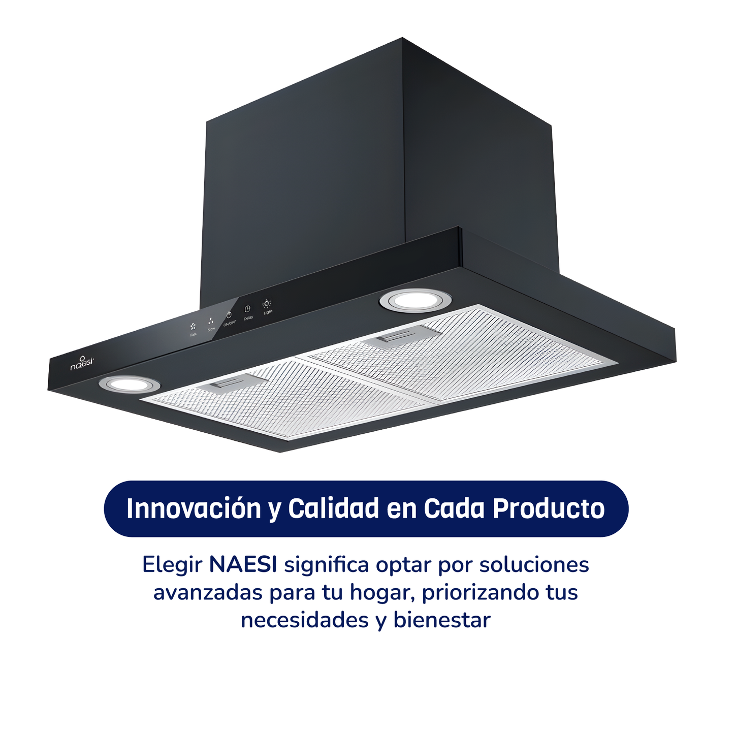 Campana De Cocina Extractora Tipo T Para Pared Touchless