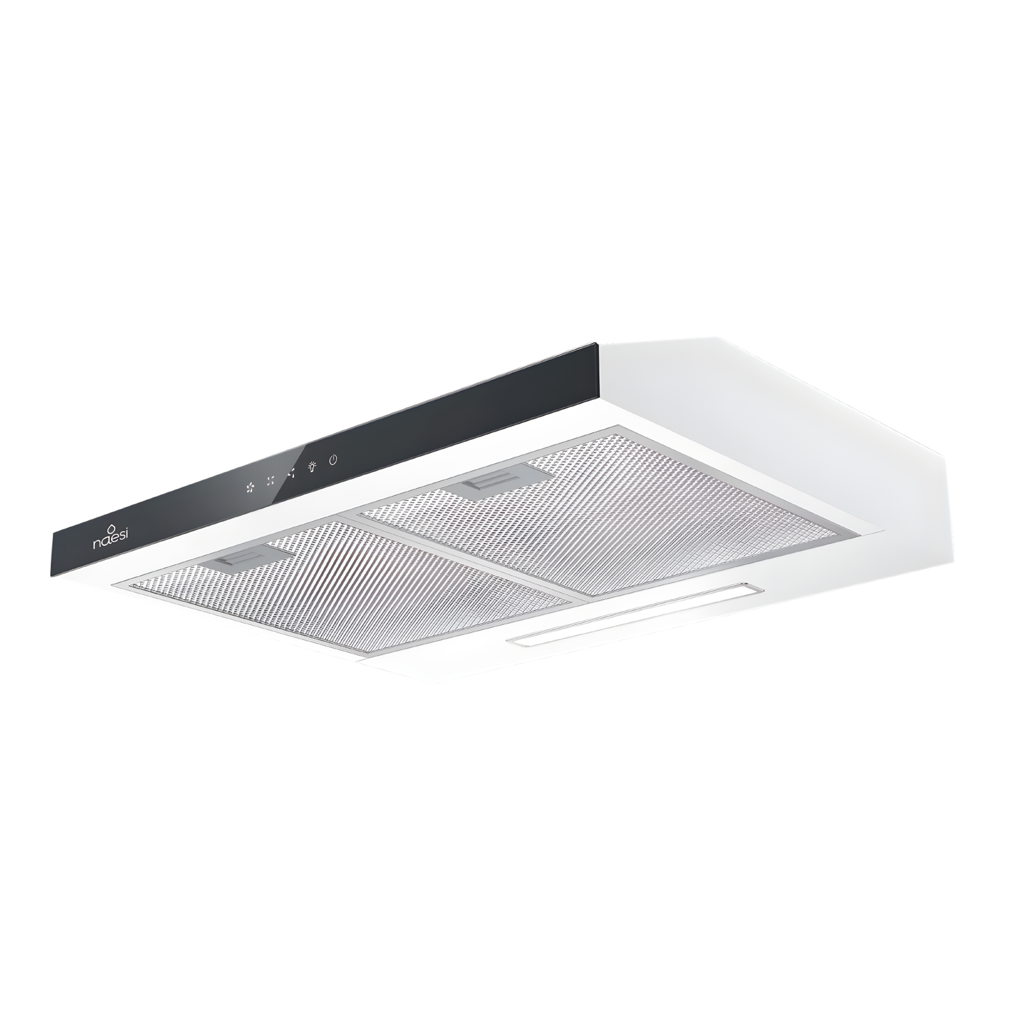Combo Campana Slim Con Luz Led 75 Cm + Parrilla Empotrable 5 Quemadores Acero Inoxidable