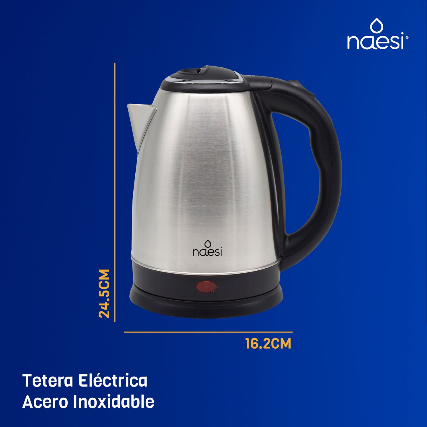 Tetera Eléctrica 1.8 L Acero Inoxidable