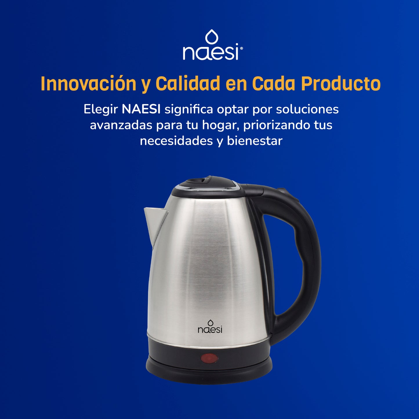 Tetera Eléctrica 1.8 L Acero Inoxidable