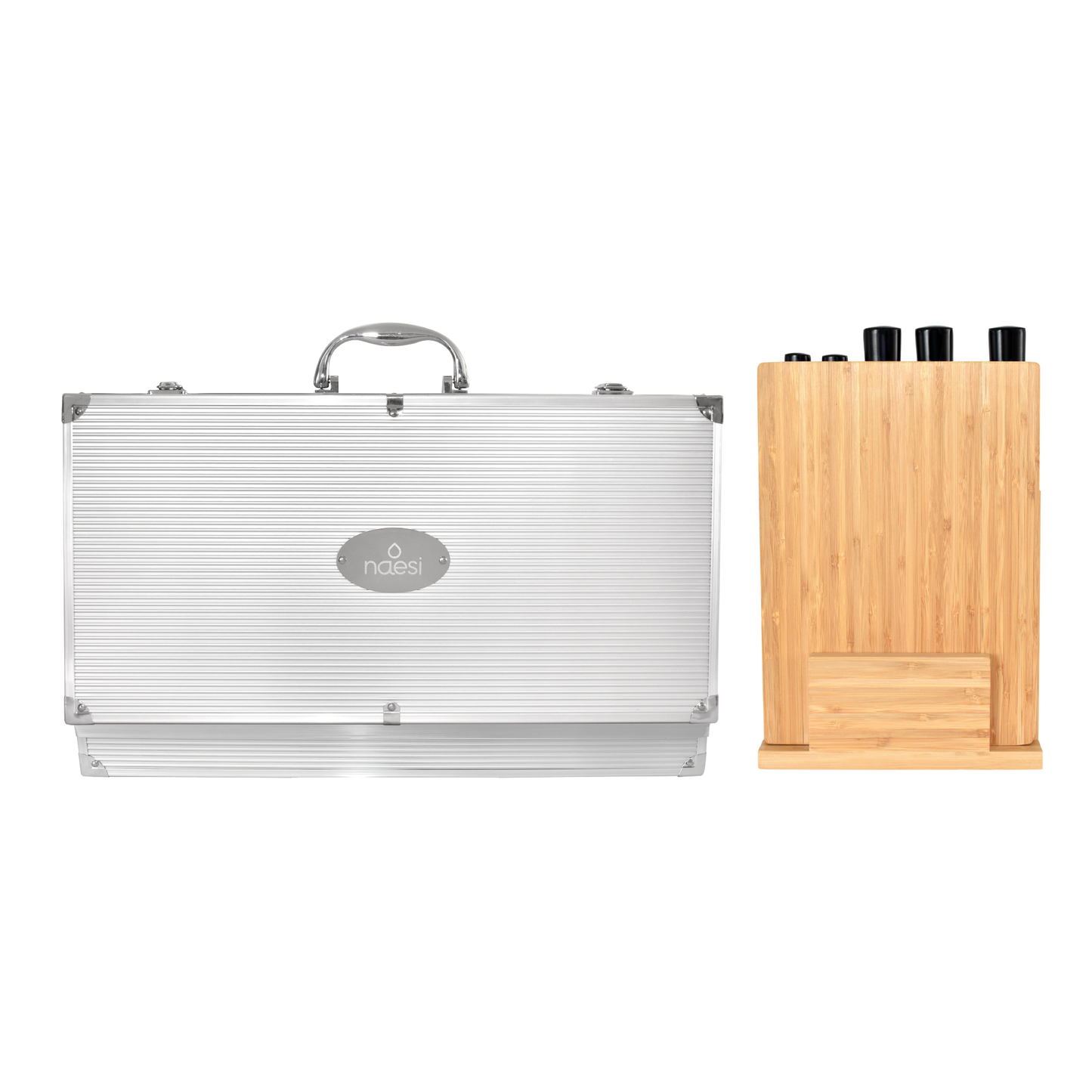 Combo Parrillero Pro + Juego de Cuchillos NAESI