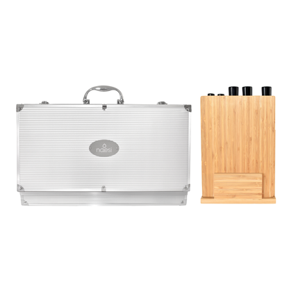 Combo Parrillero Pro + Juego de Cuchillos NAESI