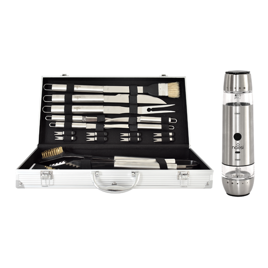 Combo Parrilla Pro + Salero Eléctrico 2 en 1