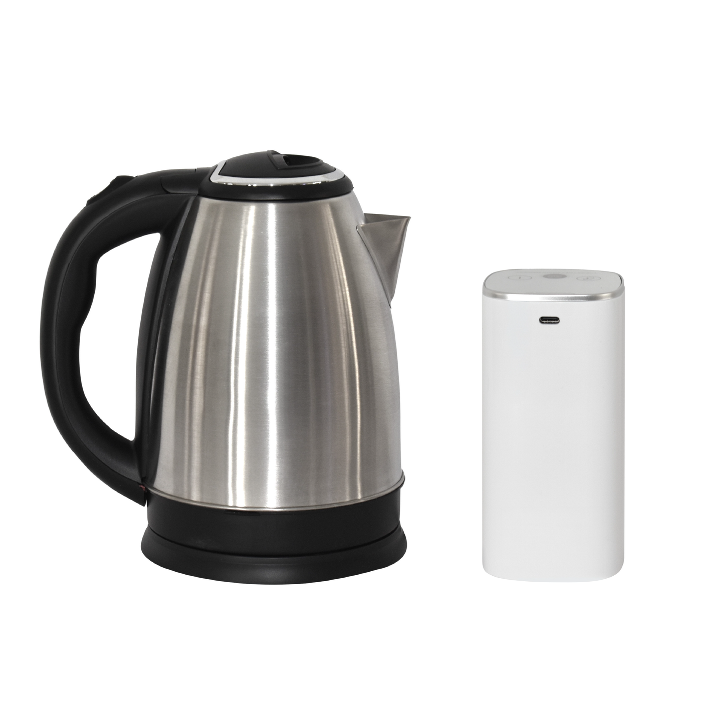 Tetera Eléctrica 1.8 Litros acero inoxidable + Dispensador De Agua Inteligente Naesi