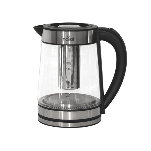 Tetera Eléctrica Con Infusor 1.7 L Vidrio