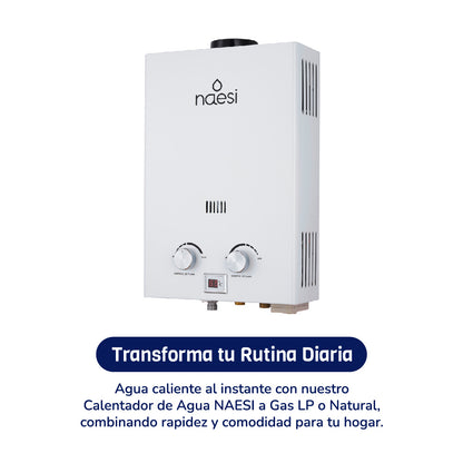 Calentador De Agua A Gas 1 Servicio 6 L