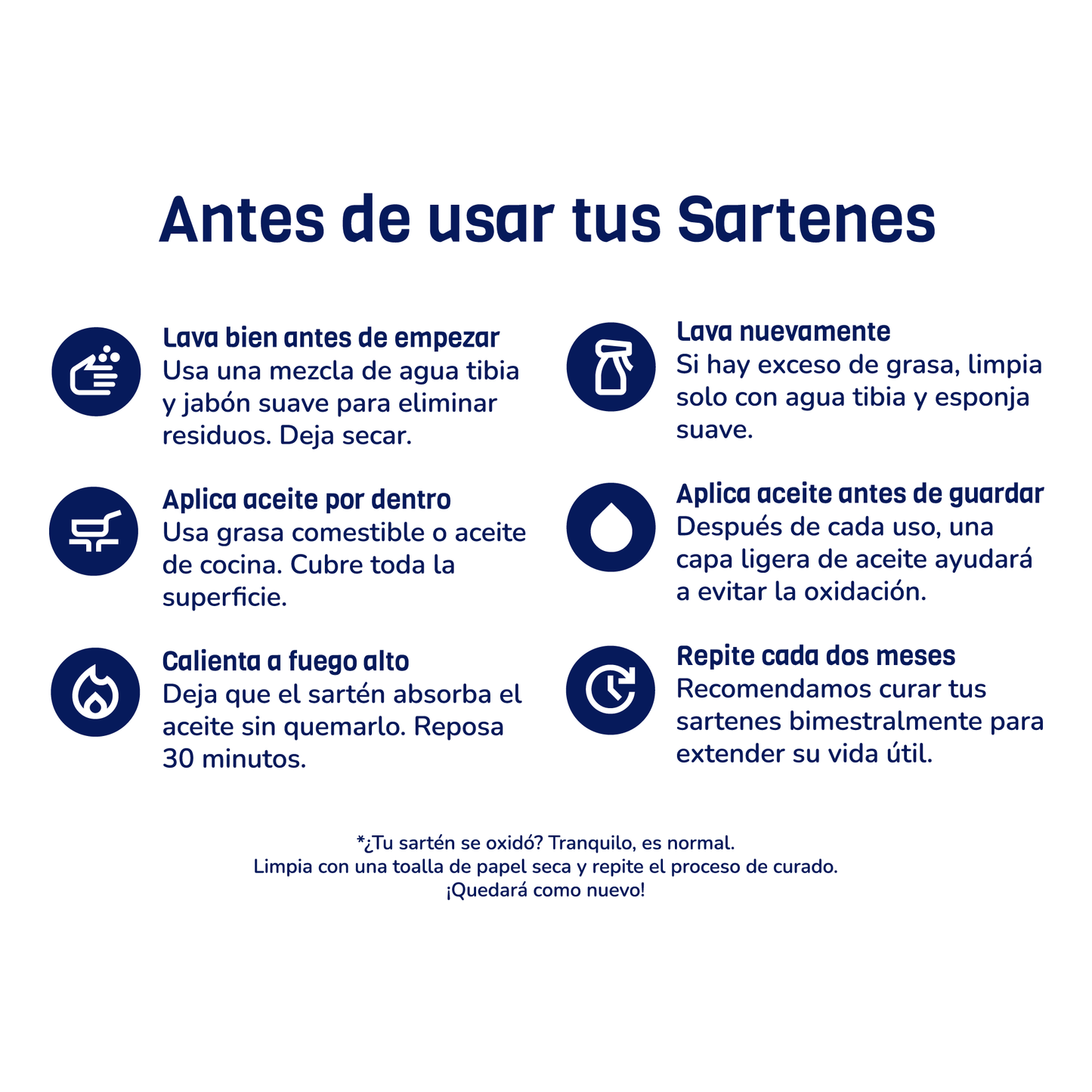 Set 3 Sartenes Hierro Forjado