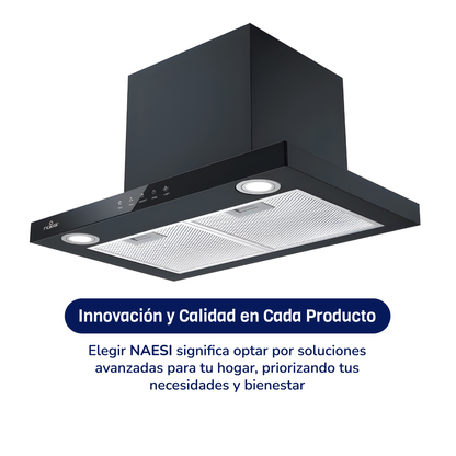 Campana De Cocina Extractora Tipo T Para Pared Touchless