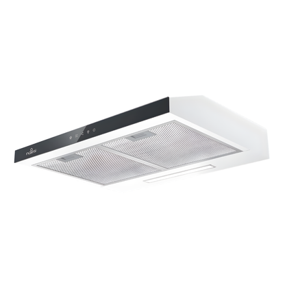 Combo Campana Slim Con Luz Led 75 Cm + Parrilla Empotrable 5 Quemadores Acero Inoxidable