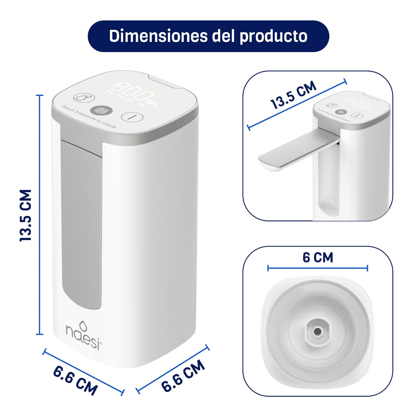 Dispensador De Agua Sin Contacto Y Eficaz